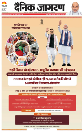 Cover of Dainik Jagran - Lucknow