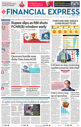 Cover of The Financial Express