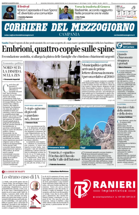 Cover of Corriere del Mezzogiorno (Campania)