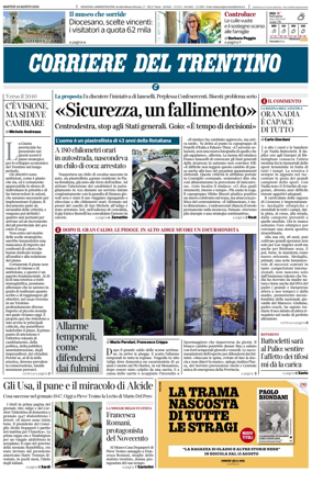 Cover of Corriere del Trentino