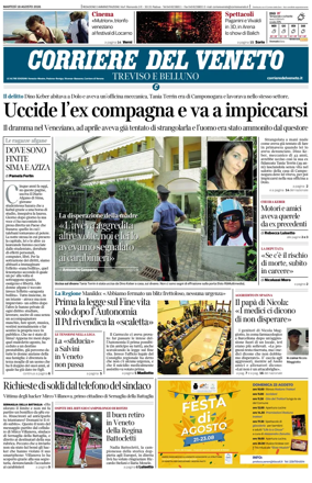 Cover of Corriere del Veneto (Treviso e Belluno)