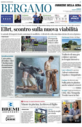 Cover of Corriere della Sera (Bergamo)