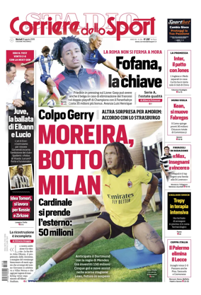 Cover of Corriere dello Sport