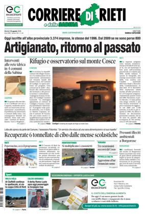 Cover of Corriere di Rieti