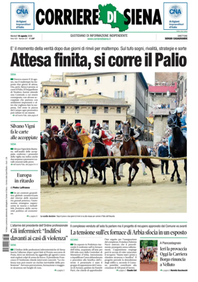 Cover of Corriere di Siena