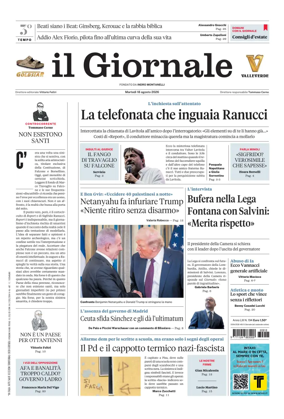 Cover of Il Giornale (Italy)