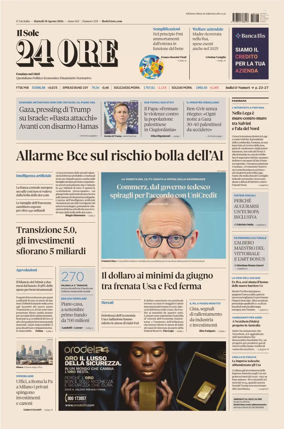 Cover of Il Sole 24 Ore