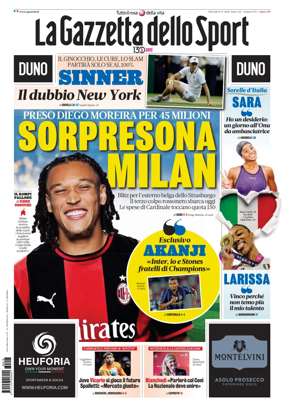Cover of La Gazzetta dello Sport - Roma