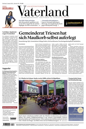 Cover of Liechtensteiner Vaterland