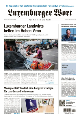 Cover of Luxemburger Wort