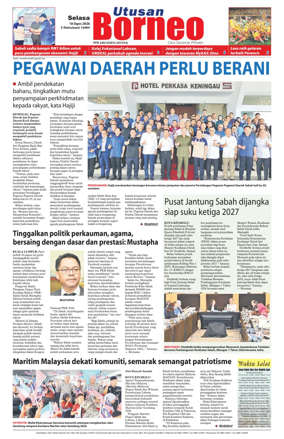 Cover of Utusan Borneo (Sabah)