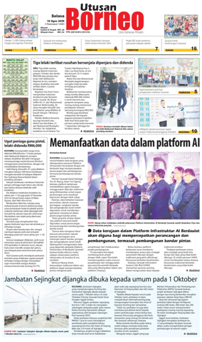 Cover of Utusan Borneo (Sarawak)