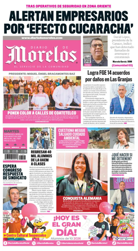 Cover of Diario de Morelos