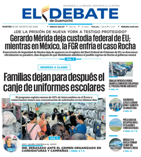 Cover of El Debate de Guamuchil