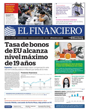 Cover of El Financiero