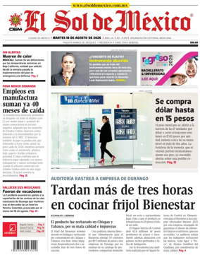 Cover of El Sol de Mexico
