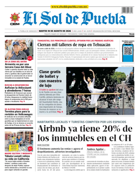 Cover of El Sol de Puebla