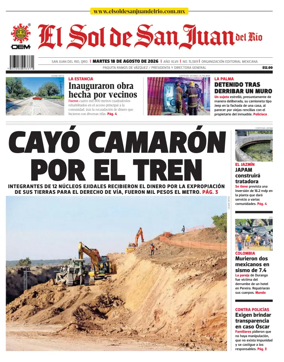 Cover of El Sol de San Juan del Rio