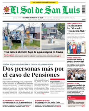 Cover of El Sol de San Luis Potosi