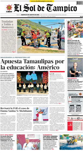 Cover of El Sol de Tampico