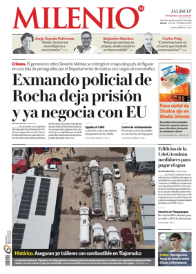 Cover of Milenio Jalisco