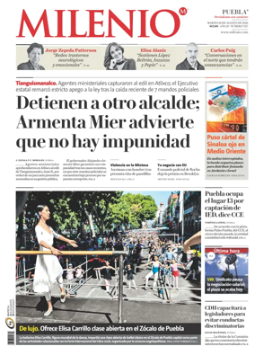 Cover of Milenio Puebla