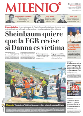 Cover of Milenio Tamaulipas