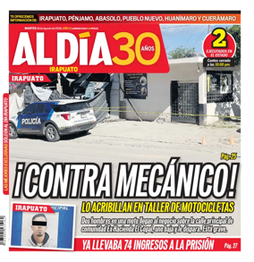 Cover of Periodico Al Dia (Irapuato)