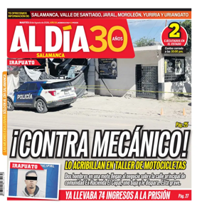 Cover of Periodico Al Dia (Salamanca)