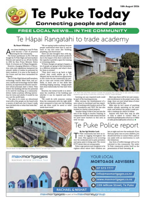 Cover of Te Puke Today