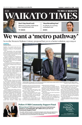 Cover of Waikato Times