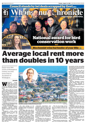 Cover of Whanganui Chronicle