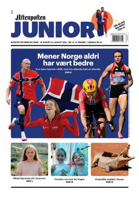 Cover of Aftenposten Junior