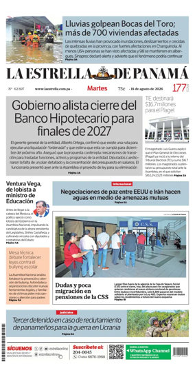 Cover of La Estrella de Panama