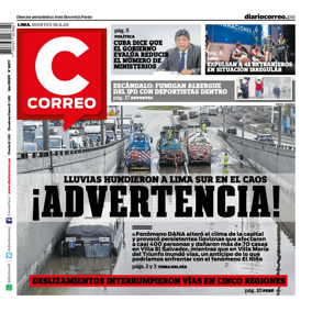 Cover of Diario Correo