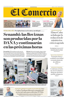 Cover of Diario El Comercio