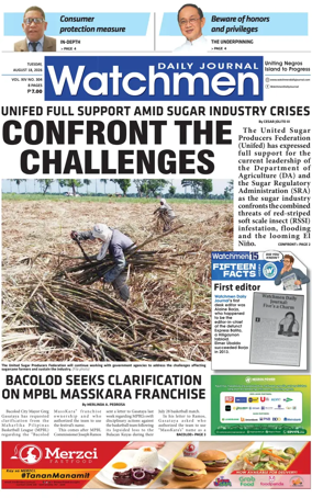 Cover of Watchmen Daily Journal