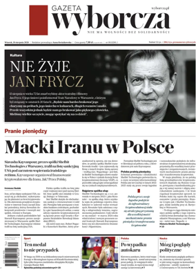 Cover of Gazeta Wyborcza