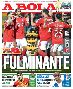 Cover of A BOLA (Portuguese)