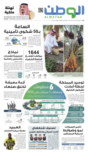 Cover of Al-Watan (Saudi)