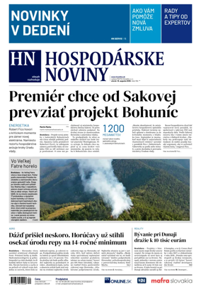Cover of Hospodarske noviny