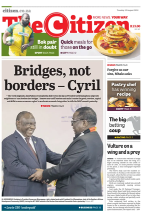 Cover of The Citizen (KZN)