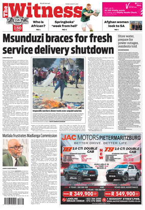 Cover of The Witness (South Africa)