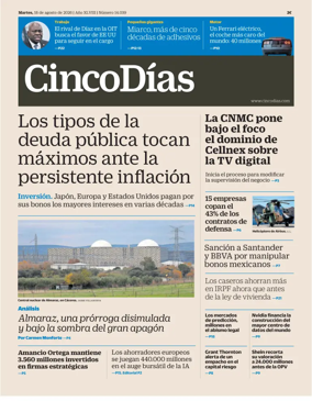 Cover of Cinco Dias