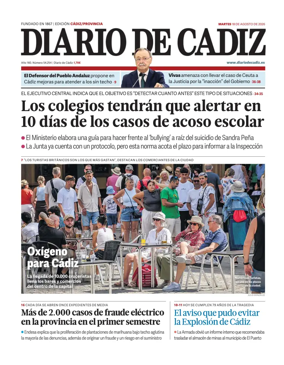 Cover of Diario de Cadiz