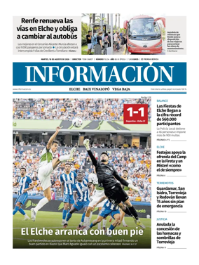 Cover of Diario Informacion (Elche y Vega Baja)
