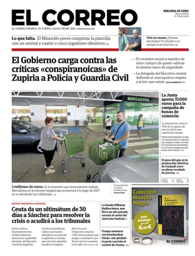 Cover of El Correo (Miranda de Ebro)