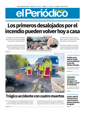 Cover of El Periodico Aragon