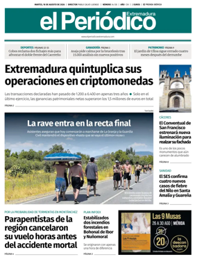 Cover of El Periodico Extremadura