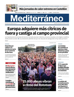 Cover of El Periodico Mediterraneo